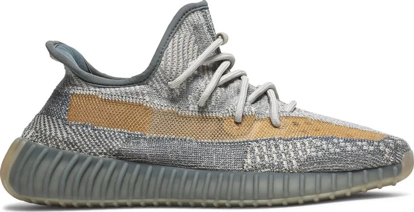 adidas Yeezy Boost 350 V2 Low Israfil Sneakers Grey Yellow Mesh Street 8.5 Size 9 - adidas Yeezy Boost 350 V2 Low Israfil FZ5421  main image 3