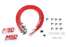 Super Conductor 8.5mm Spark Plug Wire Set for V8 90° Plug / 90° Cap MSD 31229