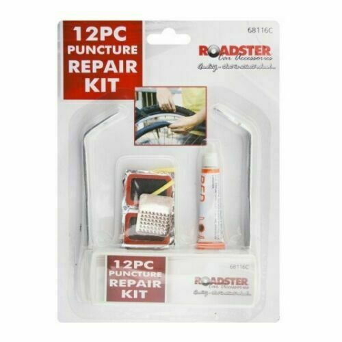 Bike Cycle Puncture Repair Kit Inner Tube Glue Patch Chalk Abrasive