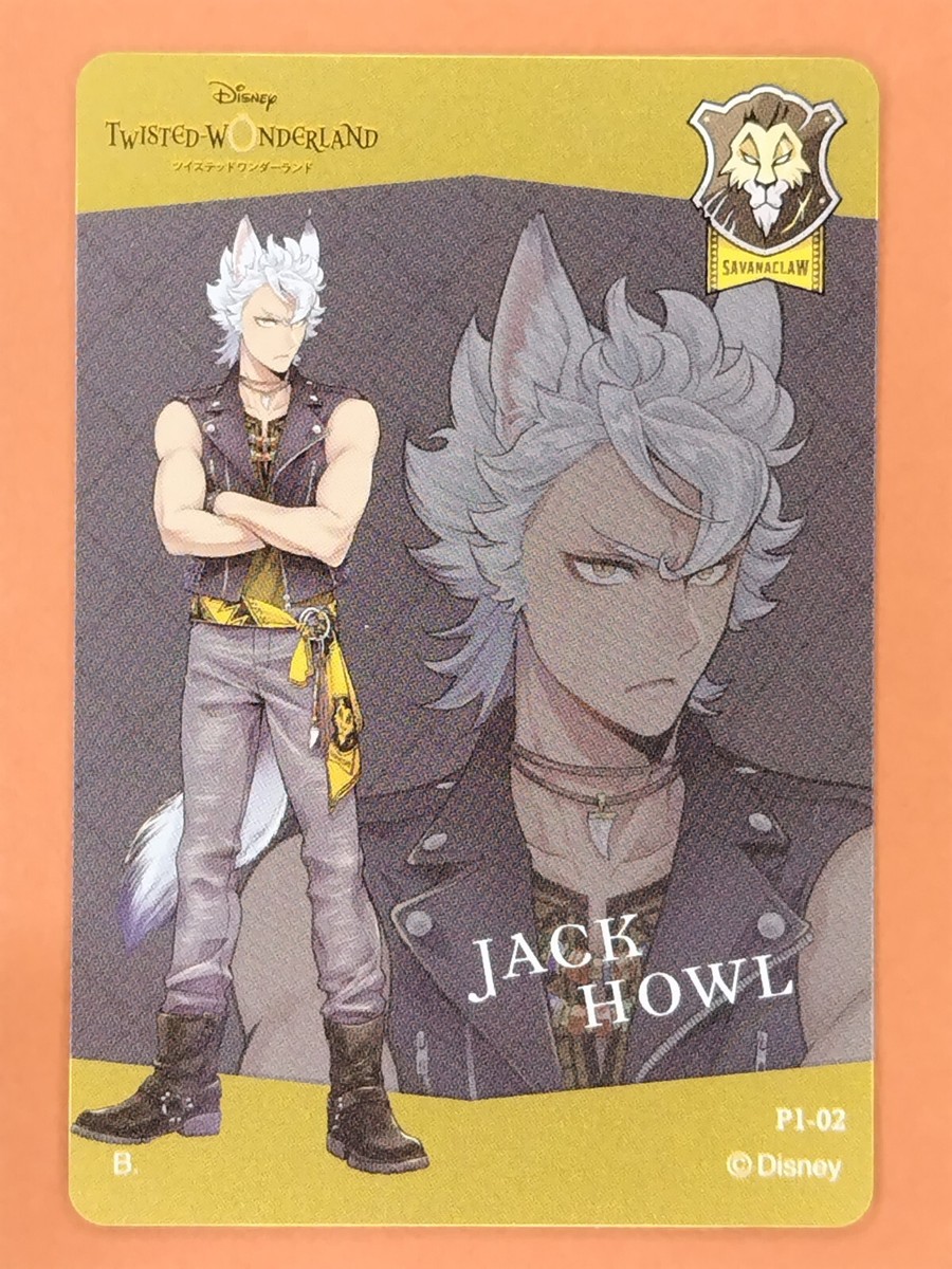Jack Howl Disney Twisted Wonderland SAVANACLAW Plastic Cards Japan