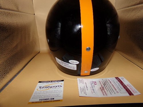 FRANCO HARRIS SIGNED CUSTOM PITTSBURGH STEELERS "TK" HELMET HOF90 RARE! #2 RIP! - Picture 3 of 5