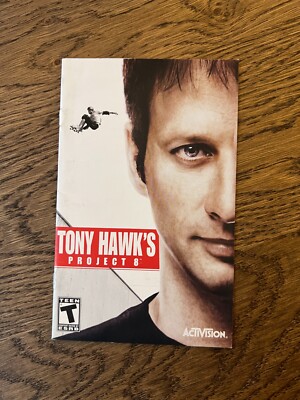 (Manual Only) Tony Hawk Project 8 Sony Playstation Portable Authentic