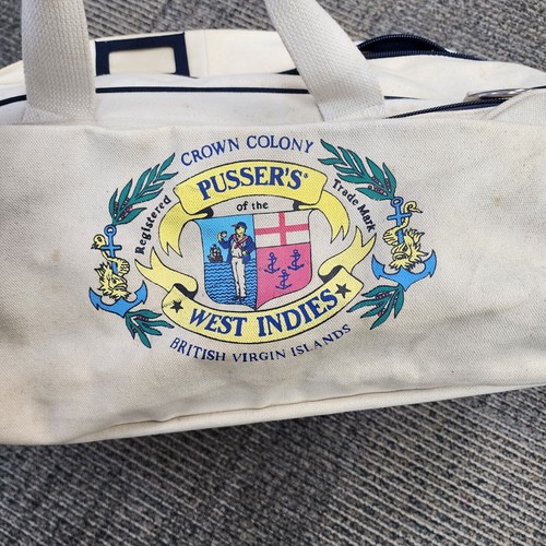 Pussers West Indies Land Sea Cruising Bag Canvas Carry All Travel Luggage *READ* - Picture 2 of 22