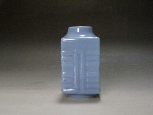 CN005 Chinese old Ge Kiln darker bluish Porcelain respect Cuboid vases - Picture 6 of 12