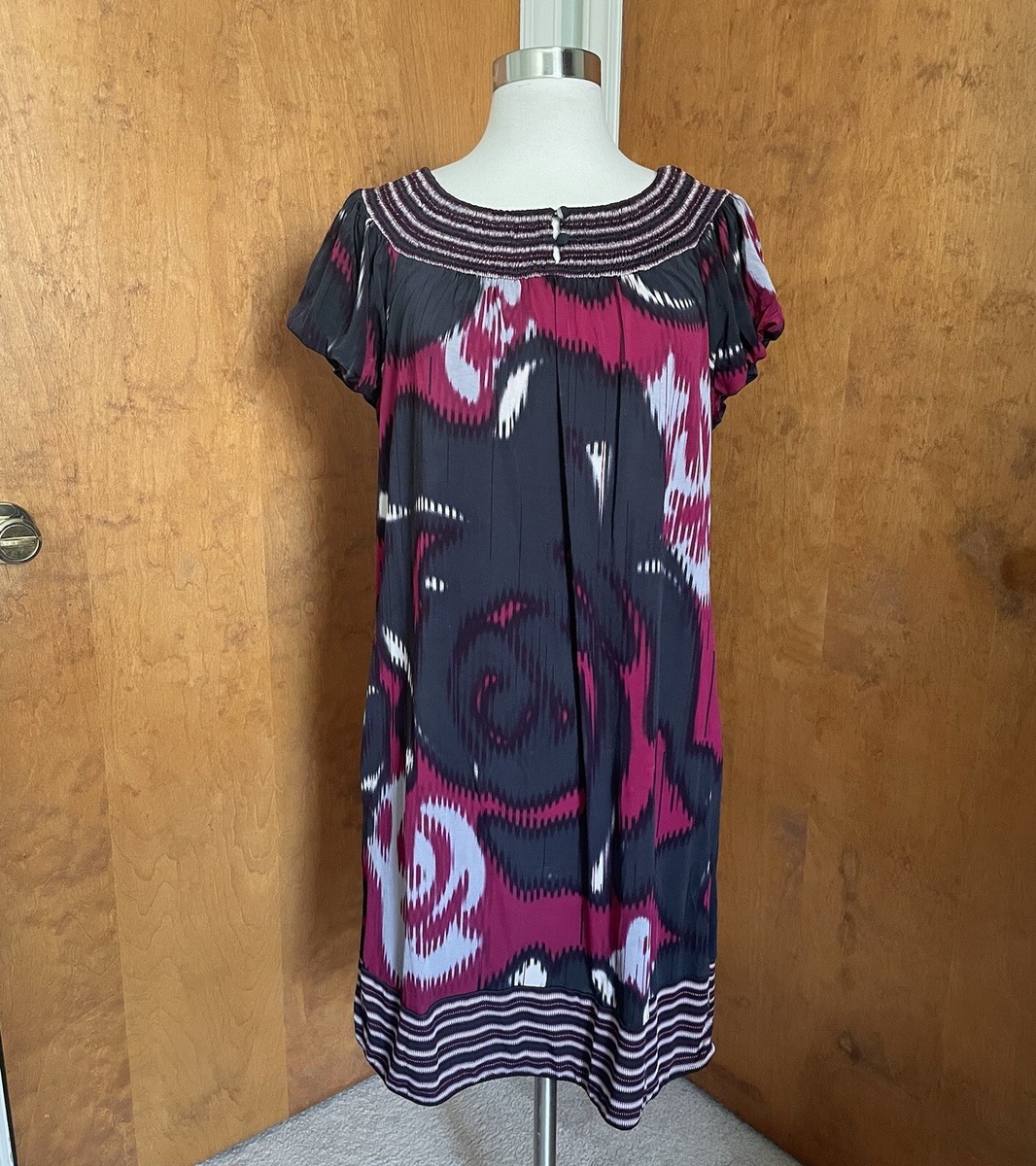bcbg pink floral dress Strapless 3D Floral Dress Hot Pink / 4