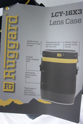 RUGGARD LENS CASE LCY-16X3 (7.5'' H X 5'' DIAMETER), NEW