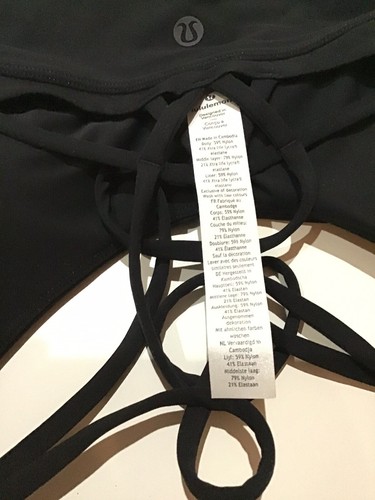 Lululemon Coastline Top Size 6 In Black - Picture 3 of 5