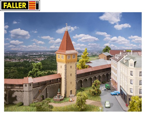 Faller N 232200 Altstadtmauer-Set Stadtturm - NEU + OVP - 第 1/6 張圖片