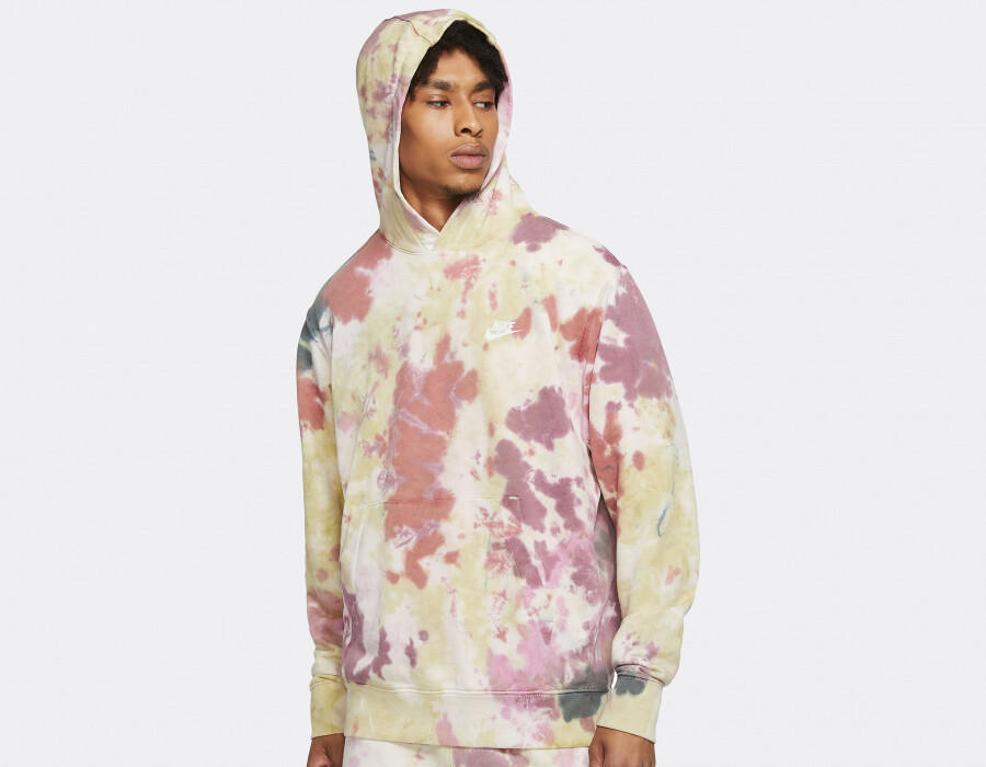 nike dye pullover hoodie