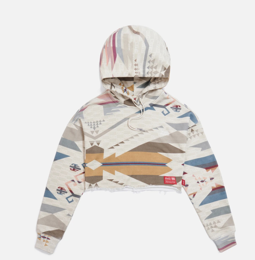 Kith Women x Coca-Cola Simran Hoodie - Size XS Extra Small Ivory