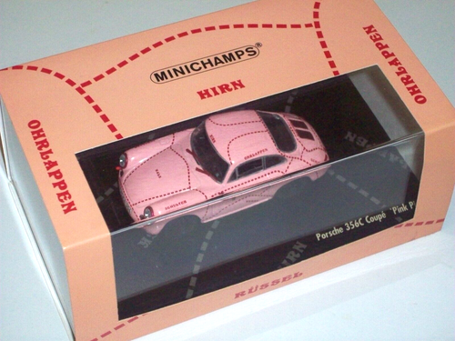 MINICHAMPS 1/43 PORSCHE 956C Coupé Pink Pig 1963 430062326 1 of 3312 pcs RARE! - Foto 16 di 17