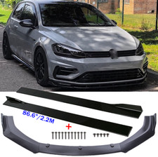 Spoilerschwert Frontspoiler Lippe + Seitenschweller Sideskirts für VW Golf 7