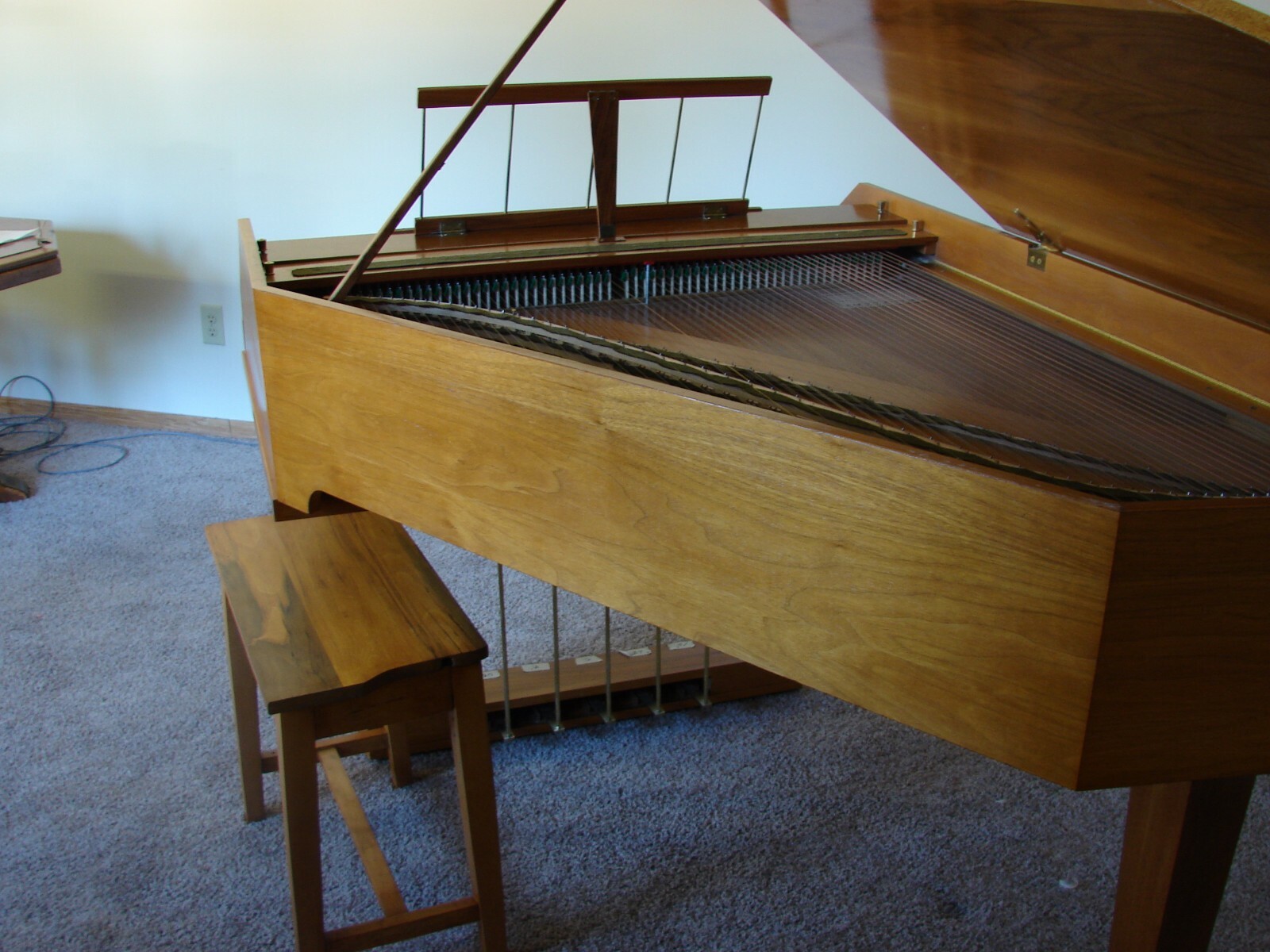 Beautiful 1967 Sabathil Double Manual Harpsichord eBay