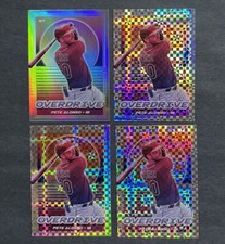 2021 Chronicles Overdrive Building Blocks (3) Pete Alonso #22 + Silver Holo (1)