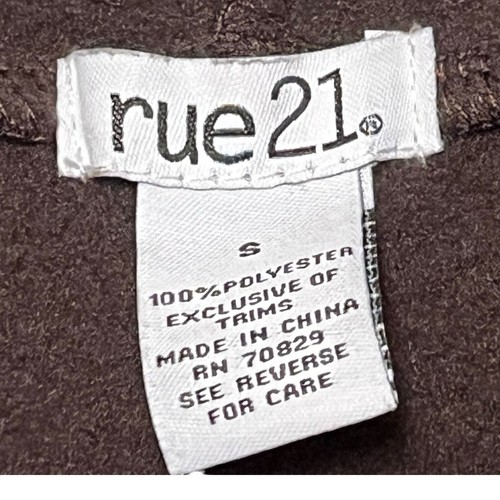 Rue 21 - Women's Long Sleeve Hooded Sweatshirt - Brown - Small - Picture 3 of 8