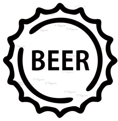 Bier - Vinyl Aufkleber für Auto Laptop Fenster Stoßstange Wand LKW