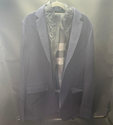 BURBERRY BRIT Herren Wolljacke Gr. M MOVIGAR1311MAC Navy Luxus Markenmode