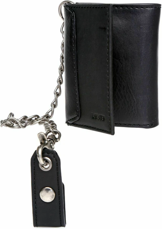 Cartera triple de cadena de identificación de tarjeta de crédito con bloqueo RFID para hombre Levi's Foto 3 de 4