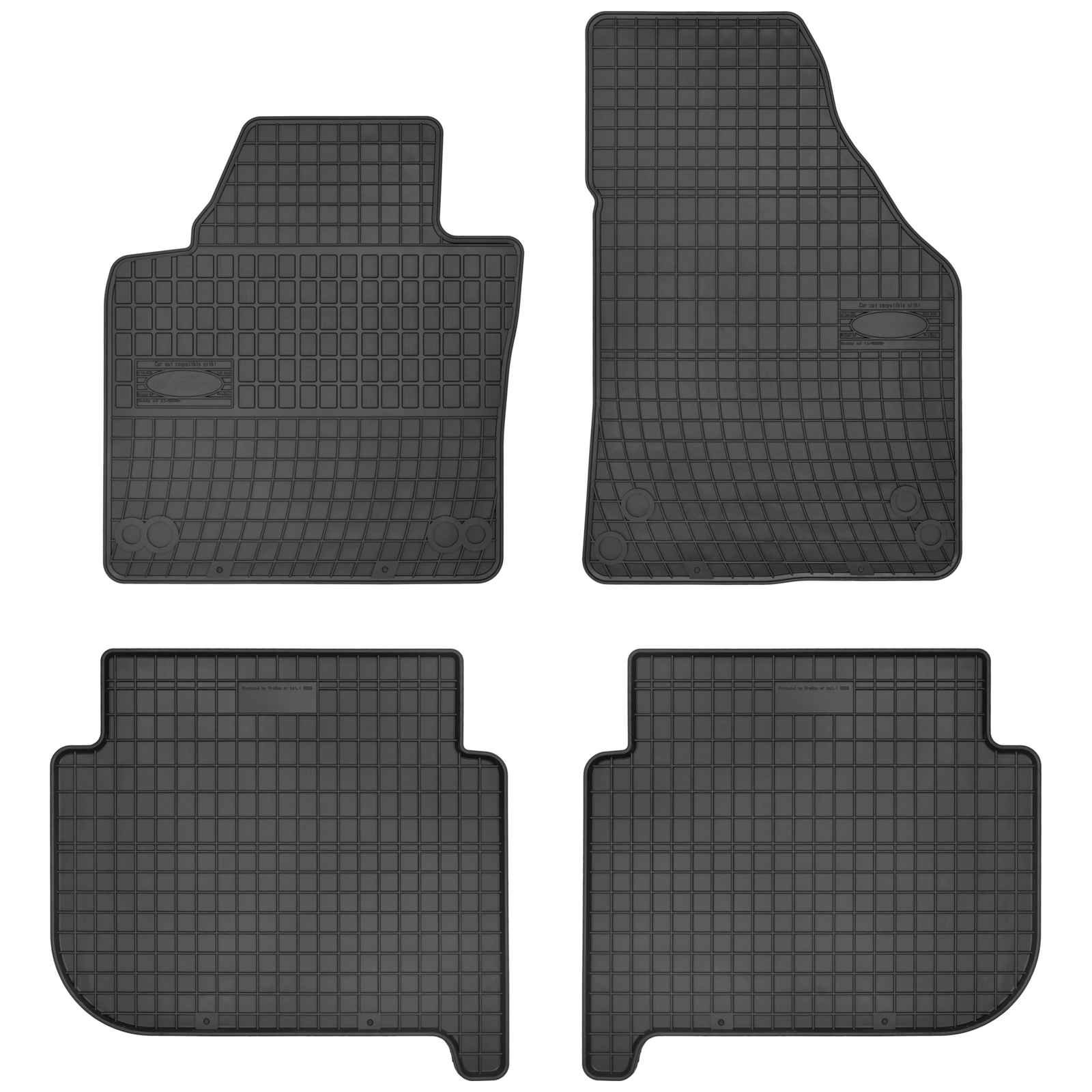 Tapis de sol Frogum El Toro pour Volkswagen Touran I 2003-2010 auto sur mesure