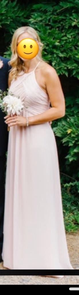 Women's Blush/ Pale Pink Mori Lee Bridesmaid/Prom/Evening Dress