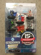 Heroclix DC 15TH Anniversary justice league Starter set. Batman wonder woman