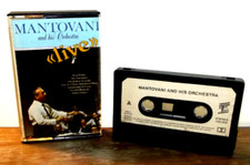 Vintage Audio Cassette Tape Mantovani And His Orchestra Live