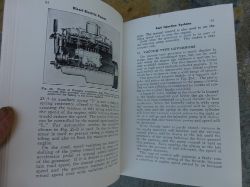 Diesel Engines and Diesel Electric Power by E.L. Richards HC 1939 - Picture 5 of 6