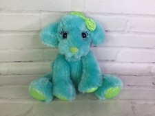 First  Main Gal Pals Piper Puppy Dog Plush Stuffed Animal Toy Blue Green 2015