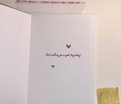 Encouragement Thinking of You Card! A Note to Send You Cheer! - Picture 2 of 2