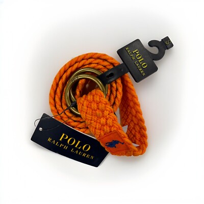 ralph lauren orange belt