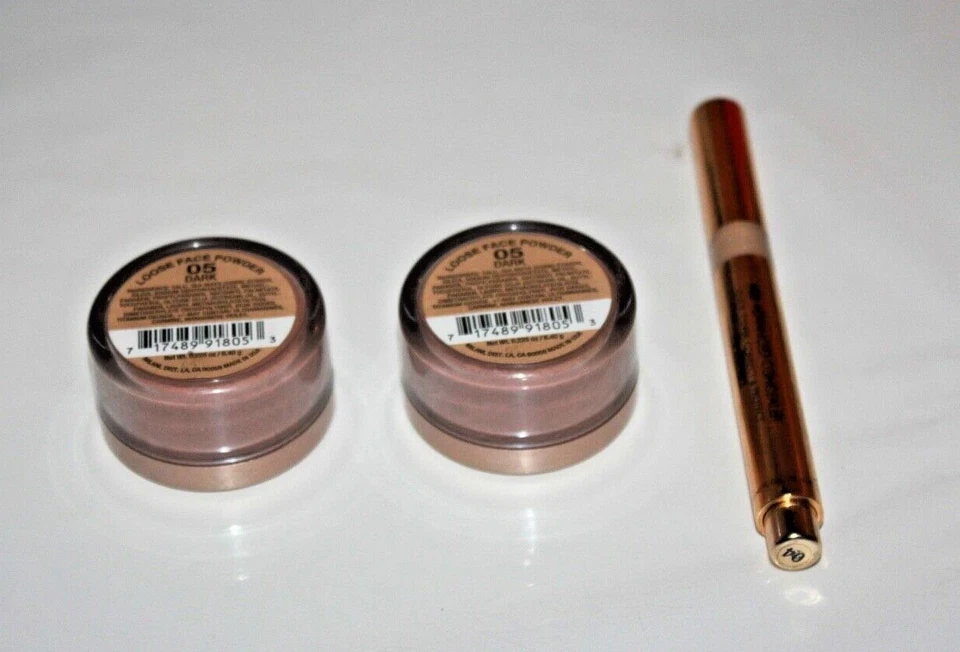 Milani  Loose Face Powder 05 Dark + HD advanced Concealer 04 Lot Of 3 New - Image 2 of 2