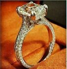 Art Deco 4.60 Ct Radiant Cut Diamond Vintage Engagement Ring 925 Sterling Silver
