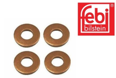 Pack De 4 Joints D'injecteurs FEBI 30253 NEUF - Pour Renault 1.5 DCI, 1.9 DCI - Ref. OEM 7703062072