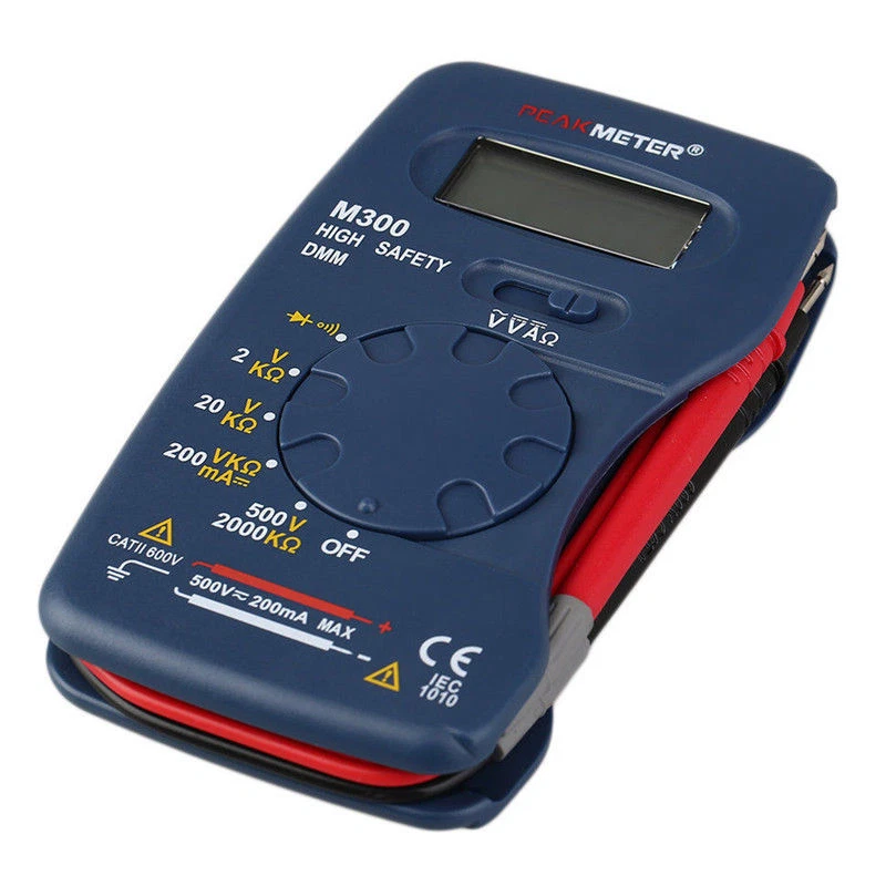 M300 Mini Digital Taschenmultimeter Peakmeter Notwendigste Funktionen  110g  - Bild 2 von 3