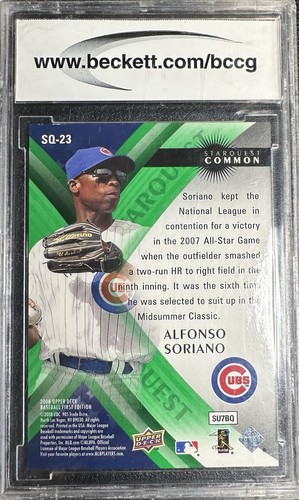 2008 Upper Deck First Edition - Starquest Common #SQ-23 Alfonso Soriano - Picture 2 of 2