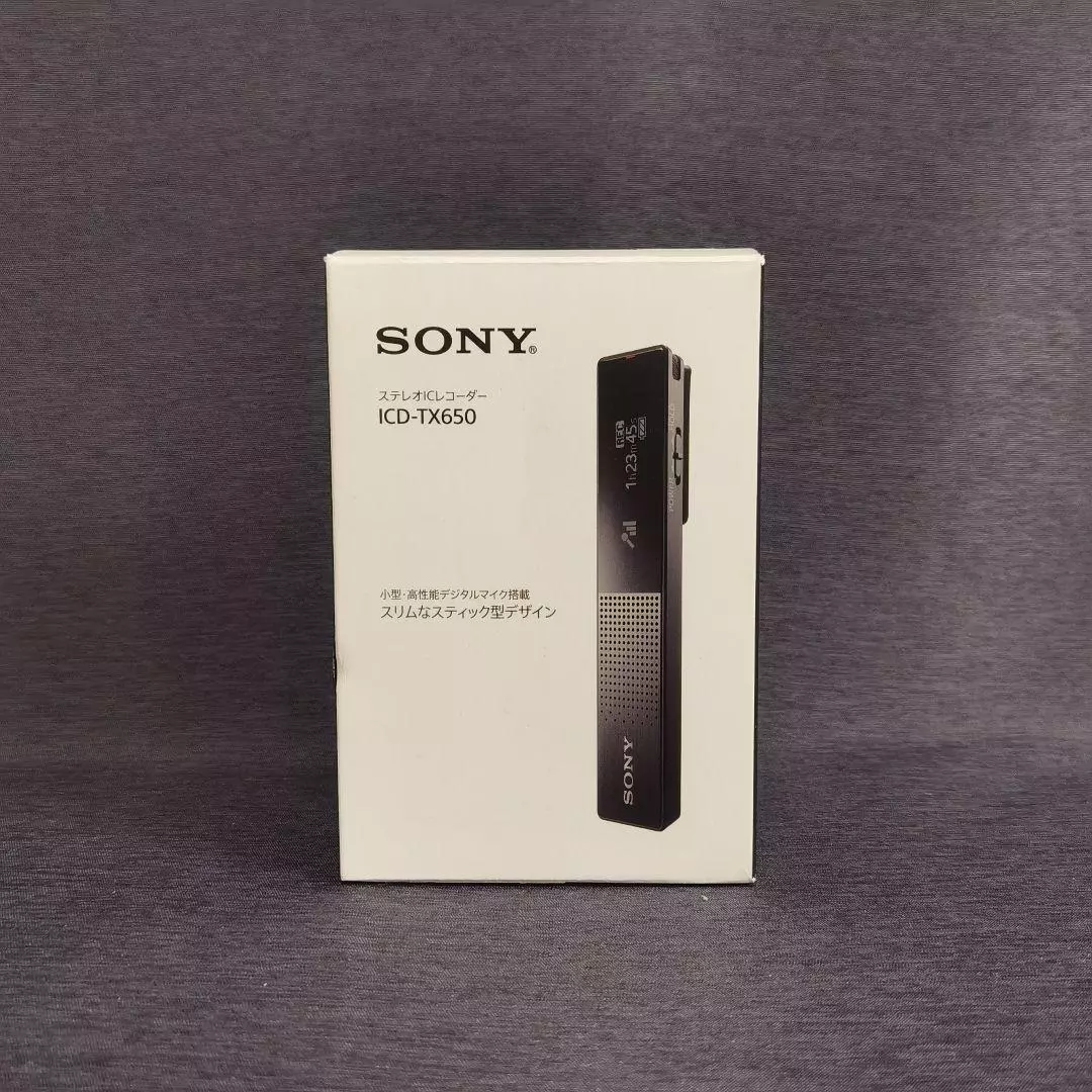 SONY Stereo IC Recorder 16GB ICD-TX650 B Black High-performance