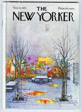 New Yorker magazine November 12 1973 Secretariat final race Arnold Sundgaard NM