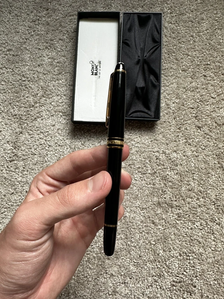 Caneta esferográfica vintage 1995 Mont Blanc Meisterstuck #163 - Imagem 4 de 4