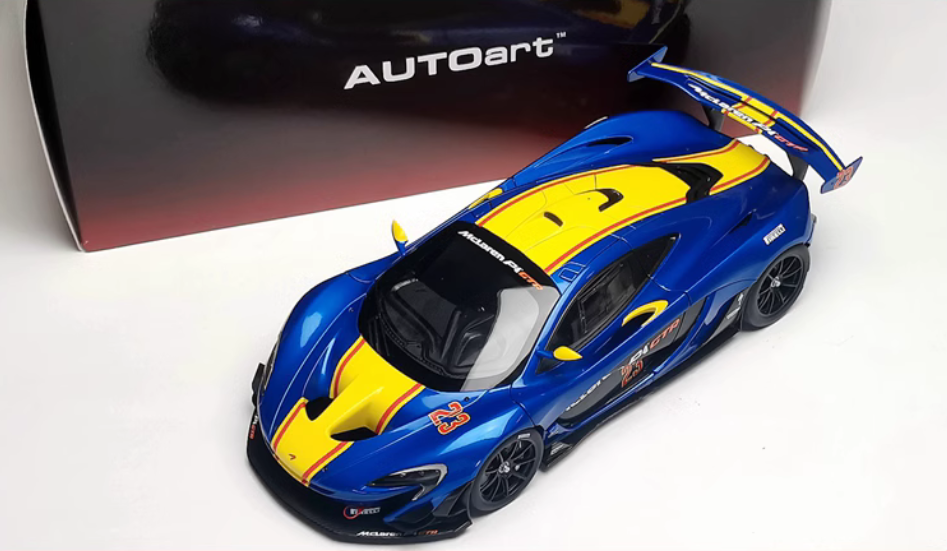 1/18 オートアート マクラーレンP1 GTR Amazon | AUTOart 1/18 マクラーレン P1 GTR オレンジ 完成品