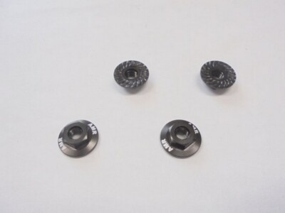 Arrowmax Gezahnte Radmutter 1:10 (4) Gun Metal