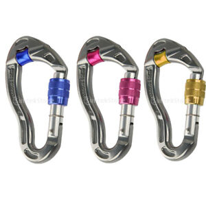 Scaffolding Harness Caving Climbing Screwgate Karabiner 25KN Carabiner