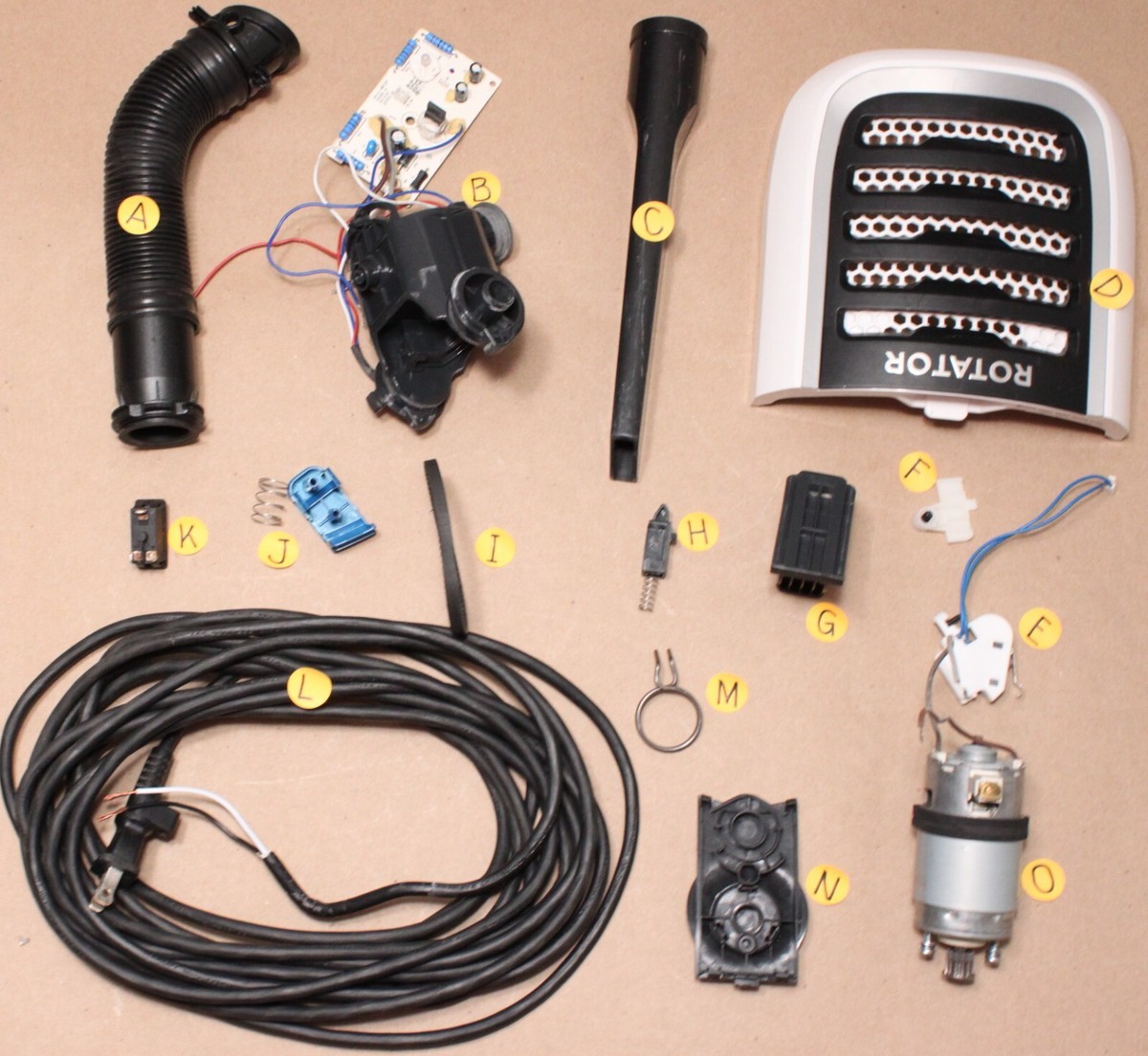 Shark NV255 Rotator Upright Vacuum Cleaner REPLACEMENT PARTS