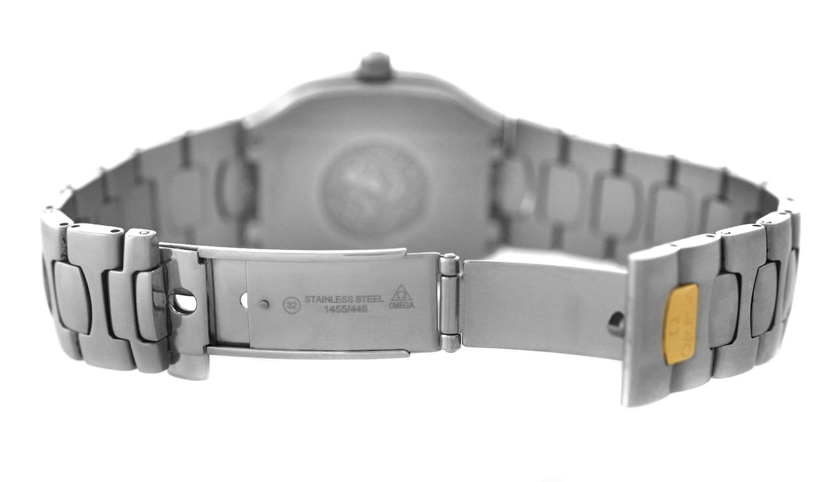 Omega Seamaster Polaris 386.0822 18k Gold & Steel Date 32MM Unisex