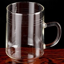 1 (von 3) Teeglas Henkelglas Punsch Glühwein Glas Saale-Glas Ringe Vintage ReUse