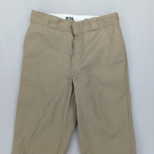 Dickies 874 Original Fit Bone Khaki Chino Casual Pants Size Size 30 X 32 - Picture 5 of 17