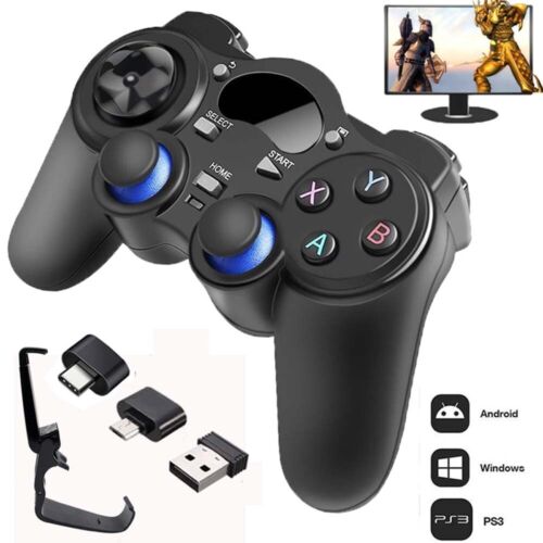 USB Wireless Gaming Controllers Gamepad For PC/Laptop/Computer Windows XP/7/8/10 - Afbeelding 1 van 10