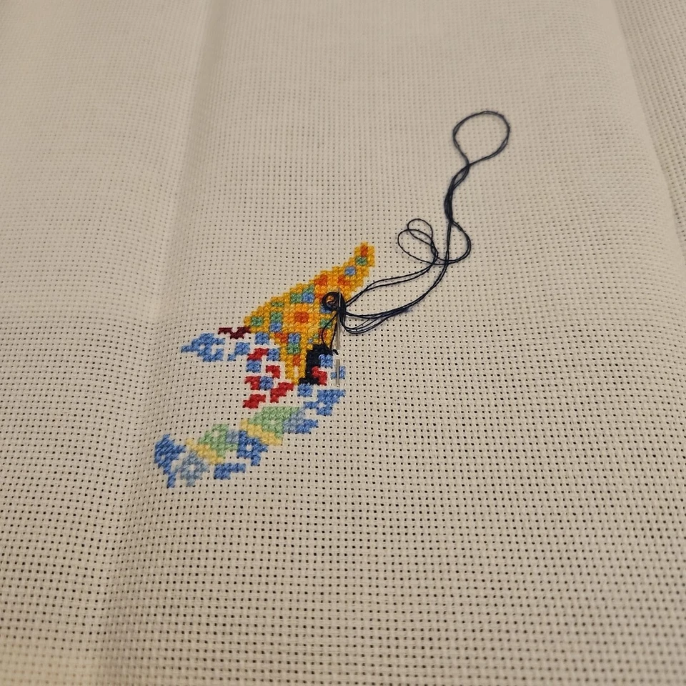 Punto de Cruz Contado Design Works *Swan Love* Comenzado 8" x 30" Foto 2 de 4