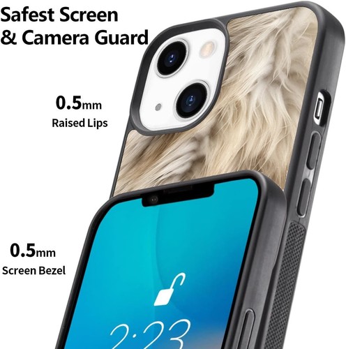 white striped fluffy furry Trendy Cover For Samsung A15 A16 S23 S24 S25 Ultra FE - 第 9/25 張圖片