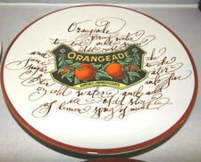 Williams Sonoma Rosanna HARVEST MARKET ORANGEADE Fruit Salad Snack Plate