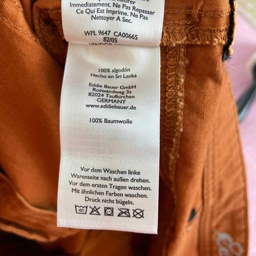 Eddie Bauer 38 Neu mit Etikett Toffee Classic Regular Herren Cargo Shorts Baumwolle - Bild 6 von 8
